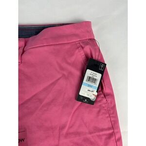 Tommy Hilfiger Women's 20W Pink Hollywood Shorts Chino Casual